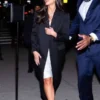 Dua Lipa NYC 2026 Black Trench Coat