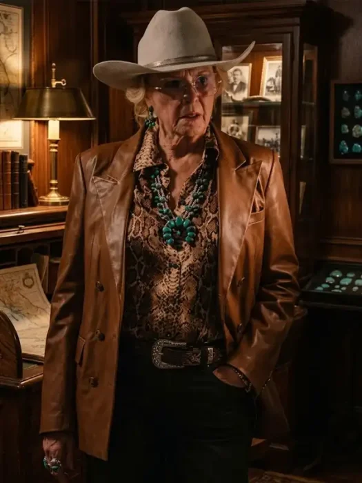 Dutton Ranch Annette Bening Brown Blazer
