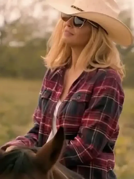 Dutton Ranch S01 Beth Dutton Plaid Jacket