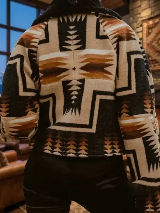Dutton Ranch S01 Kelly Reilly Western Back Print Jacket