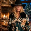 Dutton Ranch S01 Kelly Reilly Western Print Jacket