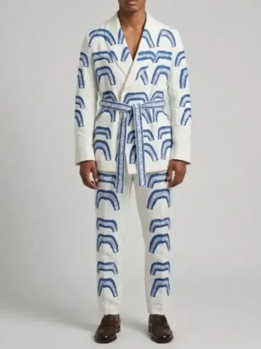 Emily in Paris S06 Samuel Arnold Printed Blazer