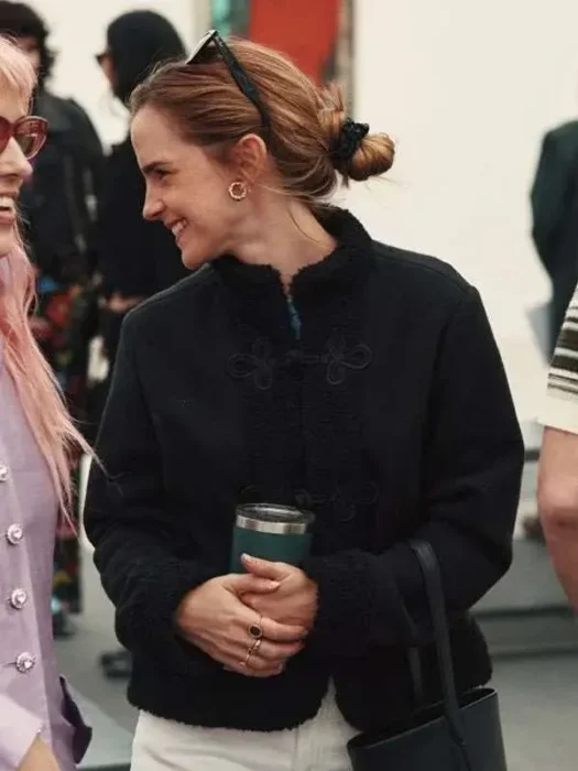 Emma Watson Los Angeles 2026 Black Jacket