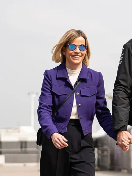 F1 Academy Round 2 2026 Susie Wolff Purple Jacket