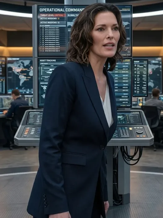 FBI Alana De La Garza Blue Blazer