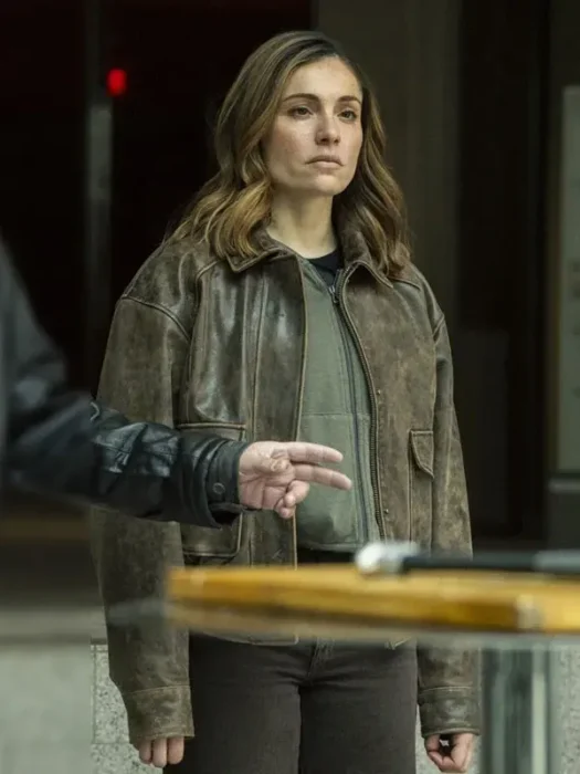 FBI Eva Ramos Leather Jacket