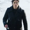 FBI Missy Peregrym Black Wool Peacoat