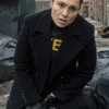 FBI S08 Juliana Aidén Martinez Black Peacoat