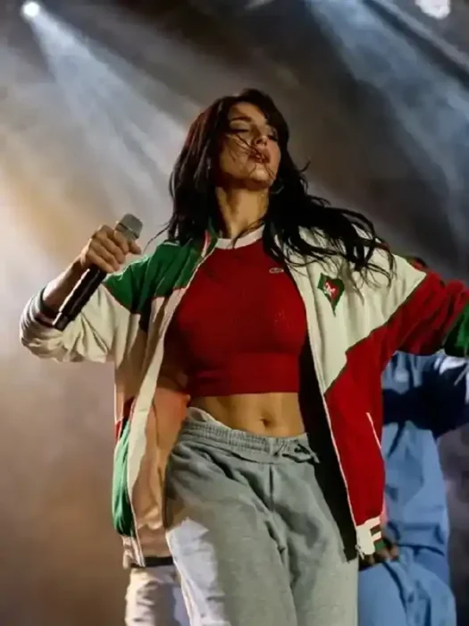 FIFA Opening Nora Fatehi Countdown Bomber Jacket