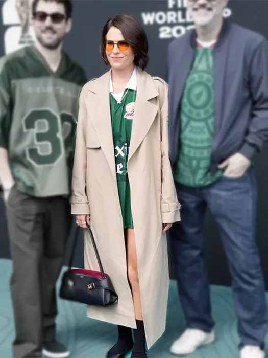 FIFA World Cup 2026 Festivities Karla Souza Beige Coat