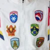 FIFA World Cup 2026 Woven White Zipper Jacket