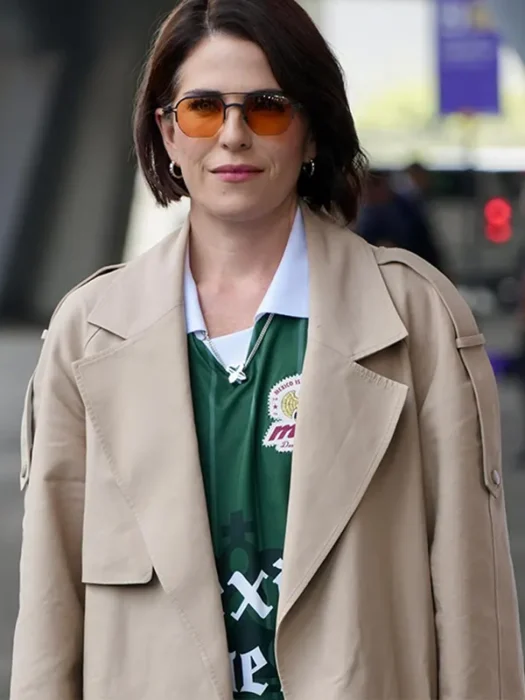 FIFA World Cup Festivities Karla Souza Beige Coat