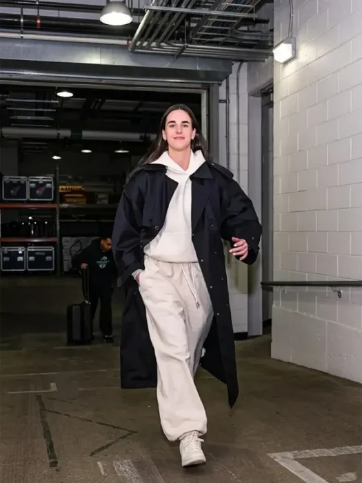 Fever VS Liberty Caitlin Clark Coat