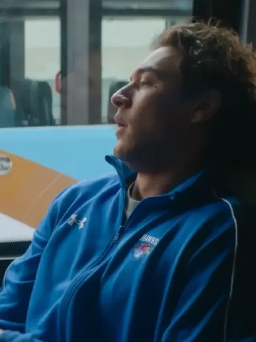 Garrett Graham Off Campus Blue Track Jacket