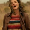 Geena Davis The Boroughs S01 Leather Jacket