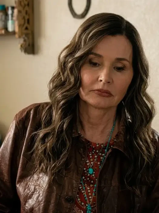 Geena Davis The Boroughs S01 Maroon Jacket