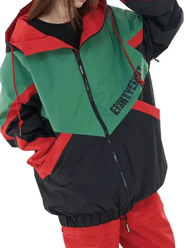 Geum Seong Je Colorblock Hooded Jacket