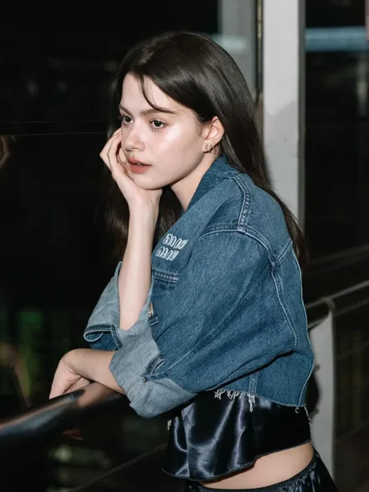 Global OTT Awards 2026 Becky Armstrong Denim Jacket