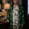 Hacks Deborah Vance Green Silk Robe