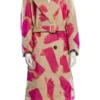 Hacks Deborah Vance Printed Trench Coat