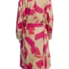 Hacks Deborah Vance Printed Trench Coat Back
