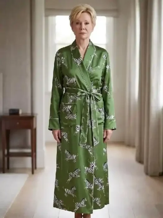 Hacks S05 Deborah Vance Green Silk Robe