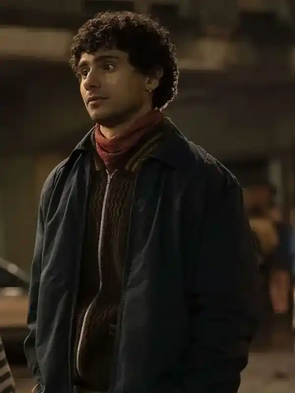 Half Man Bilal Hasna Blue Jacket