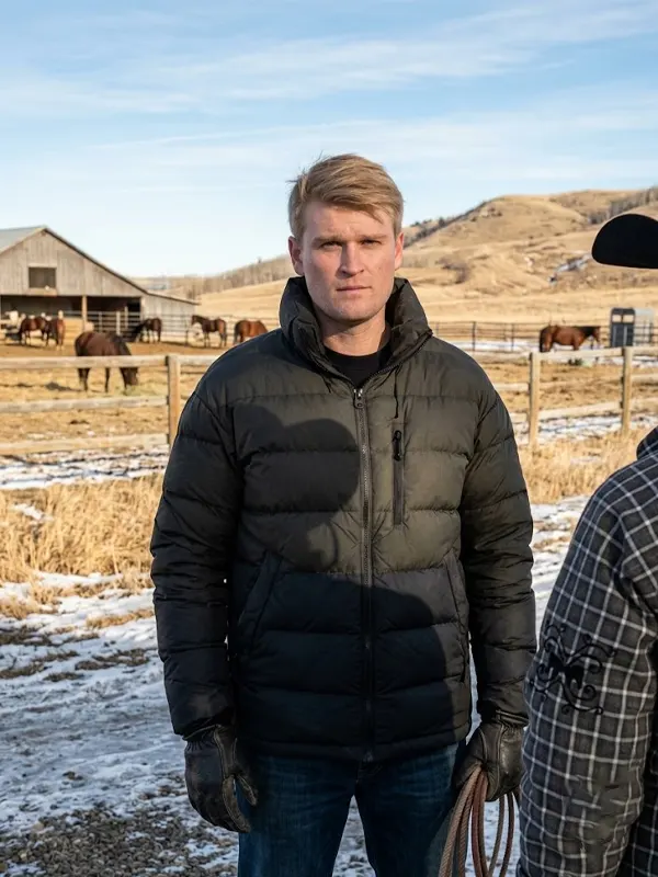 Heartland Adrian Spencer Black Puffer Jacket