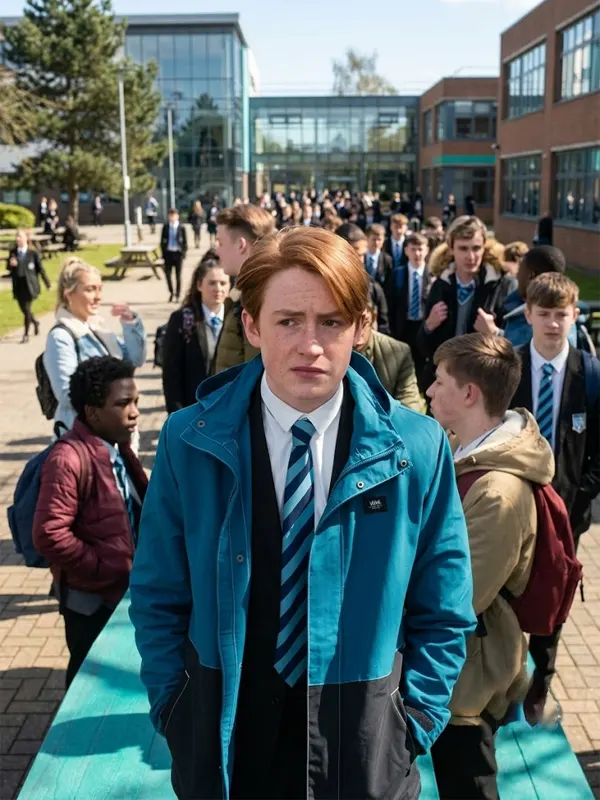Heartstopper Nick Nelson Blue Hooded Jacket