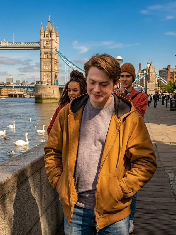 Heartstopper Nick Nelson Brown Jacket