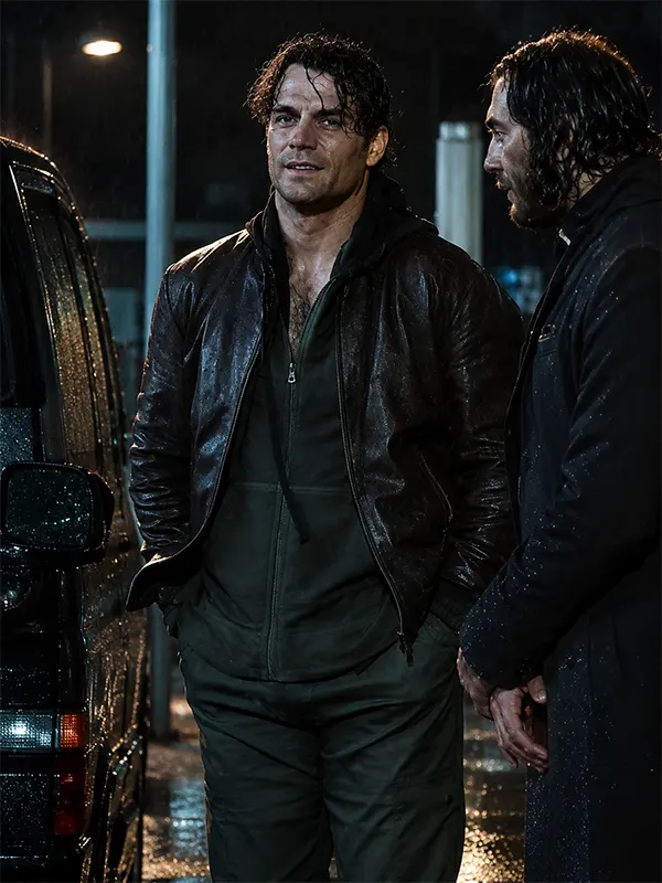 Henry Cavill Highlander Black Leather Jacket