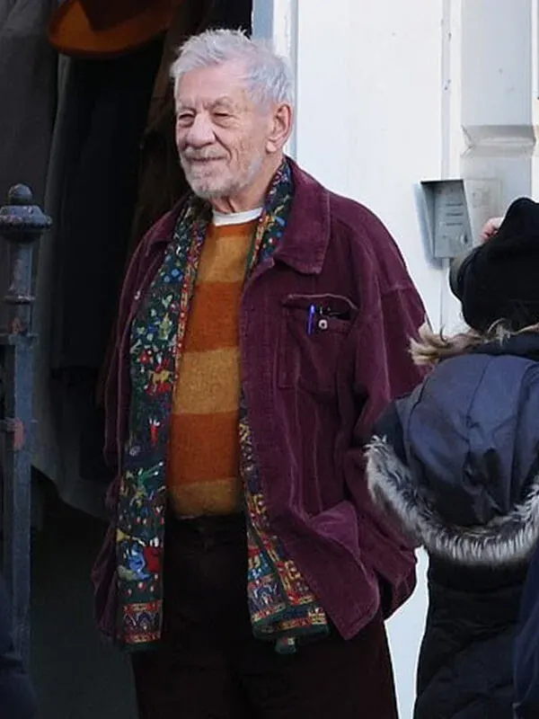 Ian McKellen The Christophers 2026 Corduroy Jacket