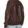 In the City Lindsay Hubbard Leather Jacket Back