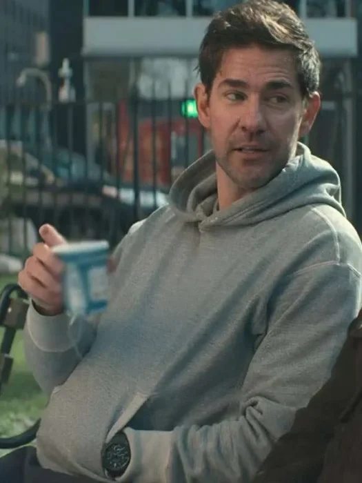Jack Ryan Ghost War 2026 Grey Hoodie