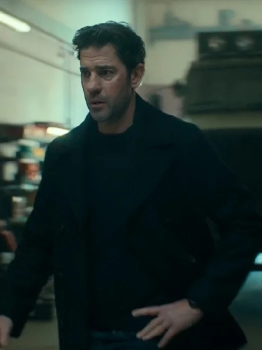 Jack Ryan Ghost War 2026 John Krasinski Black Peacoat