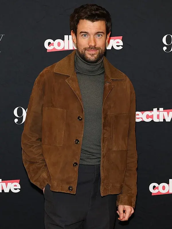 Jack Whitehall The Burbs 2026 Suede Leather Jacket