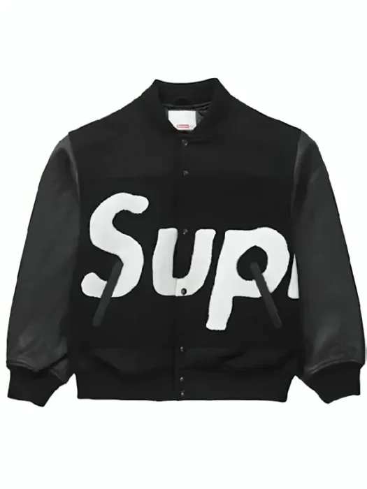 Jersey Shore Family Vacation Pauly D Black Varsity Jacket