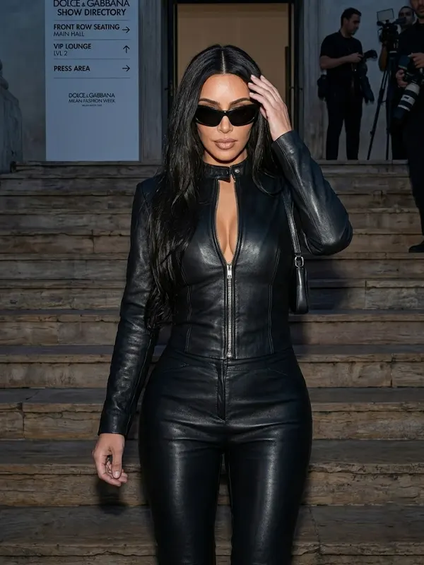 Kim Kardashian Monaco Grand Prix 2026 Black Jacket