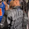 Knicks Victory Parade Alicia Keys Black Jacket Back