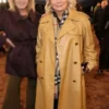 LFW 2026 Jennifer Saunders Leather Coat