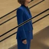 Ladies First 2026 Rosamund Pike Blue Blazer