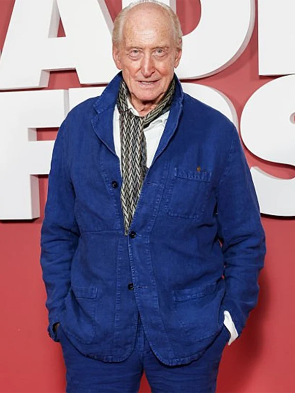 Ladies First Premiere Charles Dance Blue Jacket