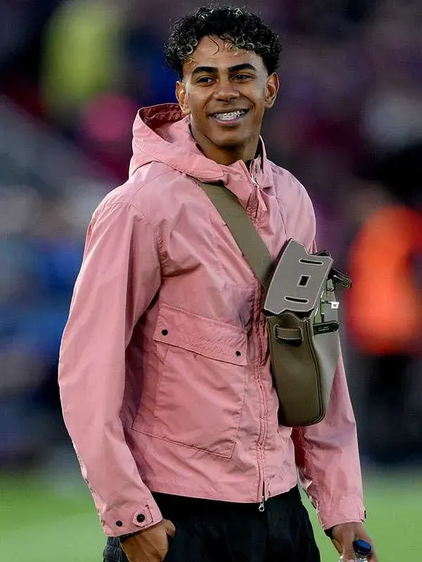 Lamine Yamal 2026 Pink Hooded Jacket
