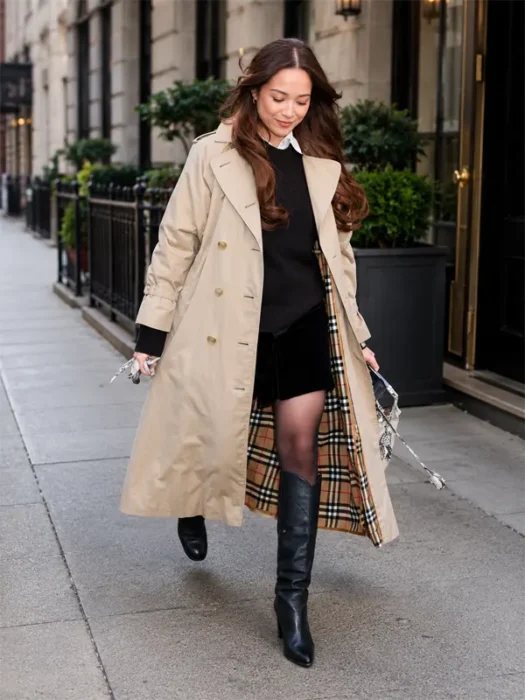 Laufey Tribeca Beige Trench Coat