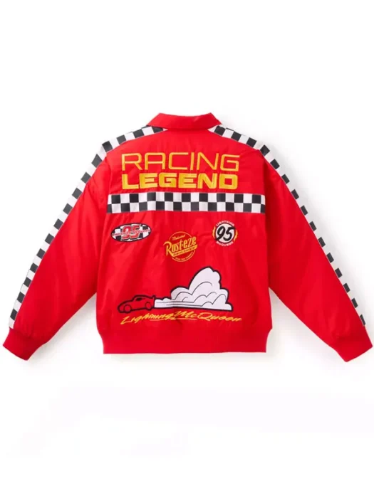 Lightning McQueen Racing Legend Back Jacket