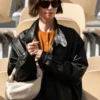 Lily Collins French Open Black Jacket