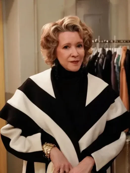 Linda Emond Donna Only Murders In The Building S03 Stripe Coat
