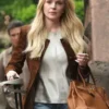 Lindsay Lohan Count Me Lies Brown Blazer