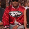 Louis Vuitton Show Future Red Satin Jacket