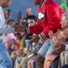 Louis Vuitton Show Future Satin Red Jacket